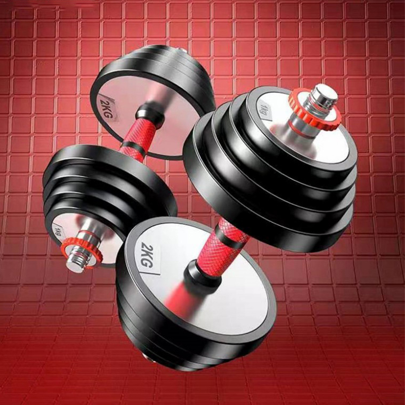 Gym Equipment New Design Steel Adjustable Dumbbell/barbell Set