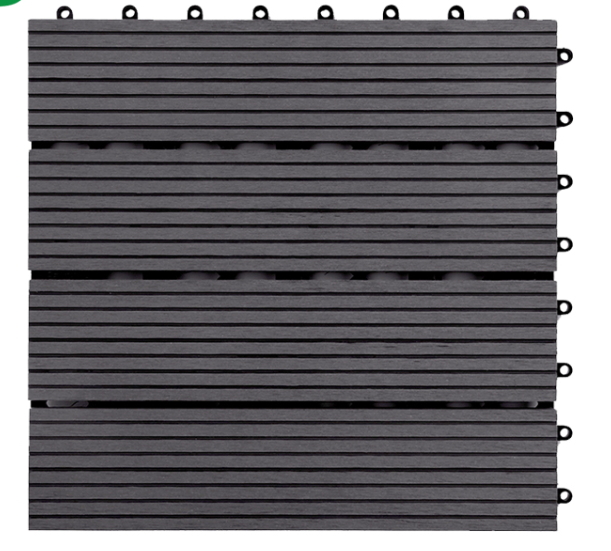 Co-extrusion Composite Wpc Decking Tiles 300x300MM wpc diy tiles interlocking decking tiles for outdoor patio