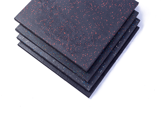 Rubber Flooring Tiles for Gym Fitness Protective Flooring Recycle Rubber Mats 